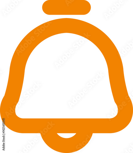 Rounded Shape Notification Outline Icon