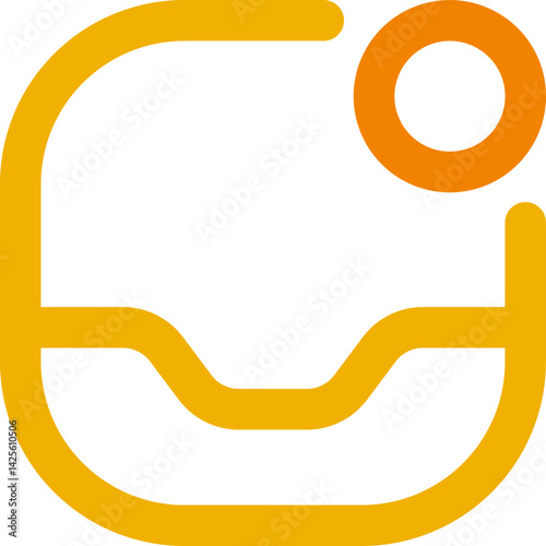 Notification Direct In Outline Icon