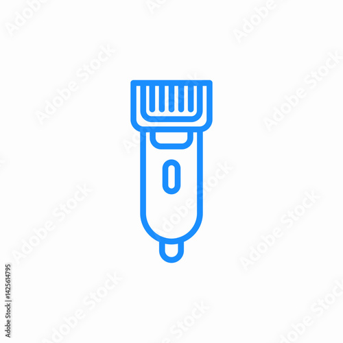 electric hair trimmer icon sign vector