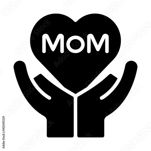 A Day for Mom Solid Icon