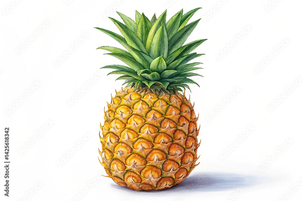 Pineapple isolated on transparent background Pineapple isolated on transparent background