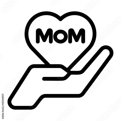 Cherished Moments Line Icon