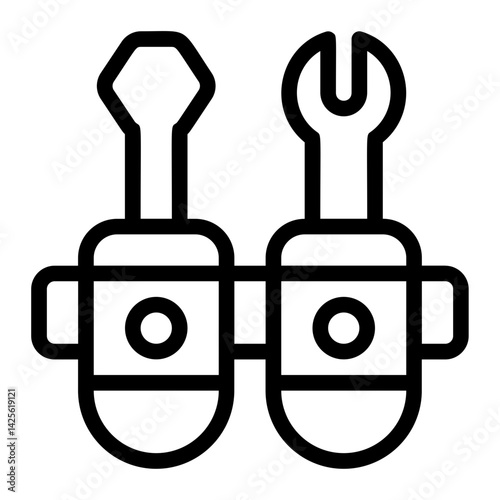 Tool Belt Line Icon
