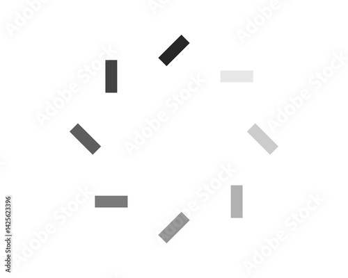 Loading bar status icon. Vector illustration. Vector loaded icons. Download progress. Donload or Upload.