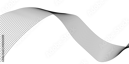 Abstract wave element for design.Digital frequency track equalizer.Stylized line art background.
Vector illustration
