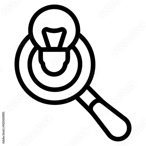 Creativity found Line Icon