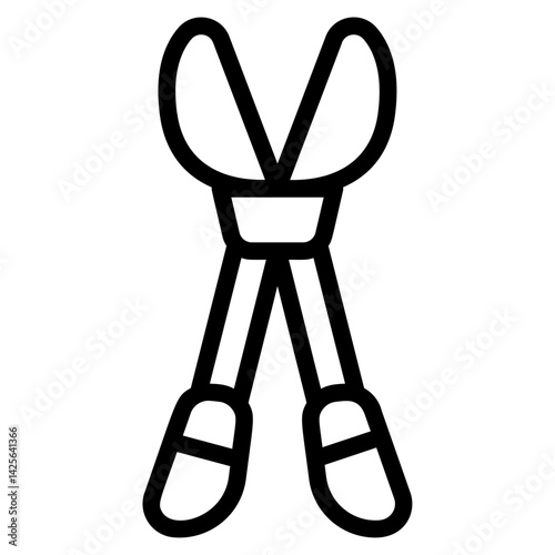 Grass cutter Line Icon