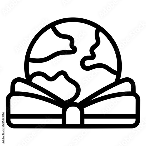 World book day Line Icon