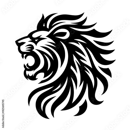 Wallpaper Mural lion head tattoo vector Torontodigital.ca