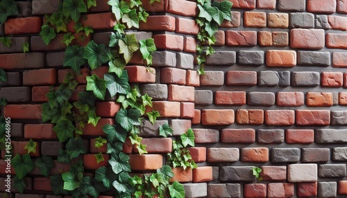 Brick wall construction with visible steel reinforcement bars