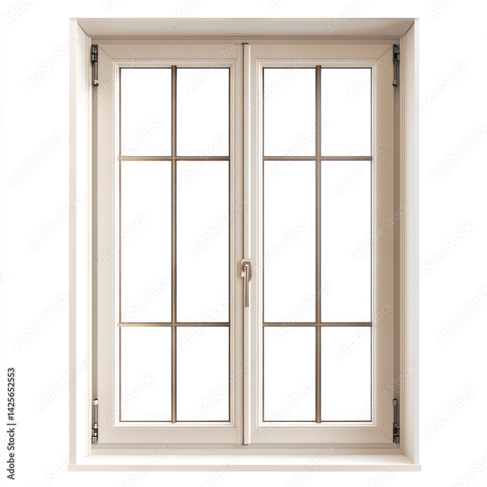 wooden window isolated on white wooden window isolated on white