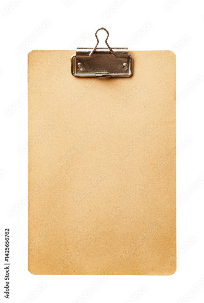 Blank clipboard on white background for office and educational use, cut out - stock png. Blank clipboard on white background for office and educational use, cut out - stock png.