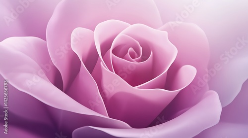 Pink Rose Closeup Macro Bloom.