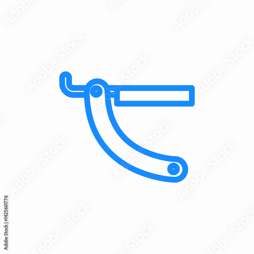 shaving razor icon sign vector