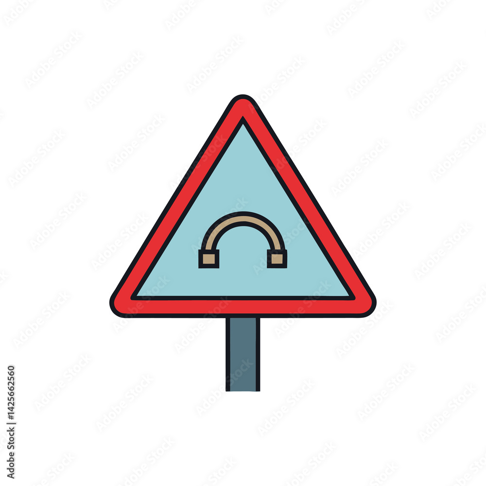 road sign isolated on white road sign isolated on white