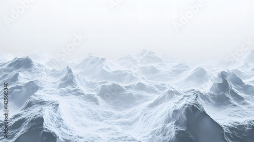 Majestic ocean waves serene seascape digital art tranquil atmosphere aerial view nature's beauty