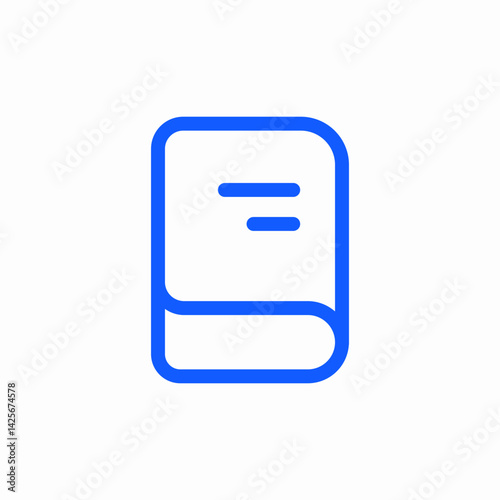 book notebook icon sign vector