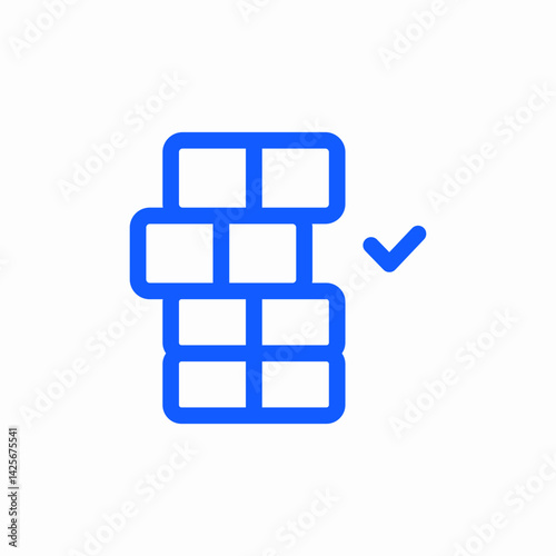 cubics switching icon sign vector