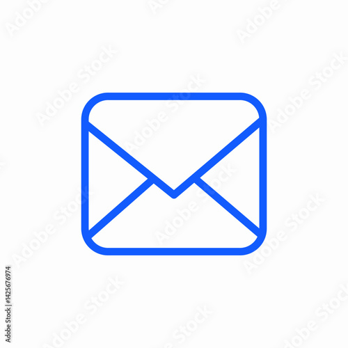 letter sms icon sign vector