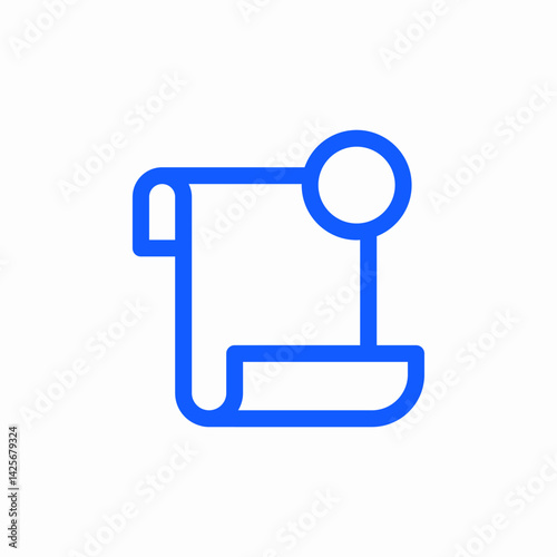 telegraph file icon sign vector