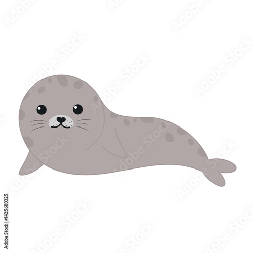 cute cartoon seal