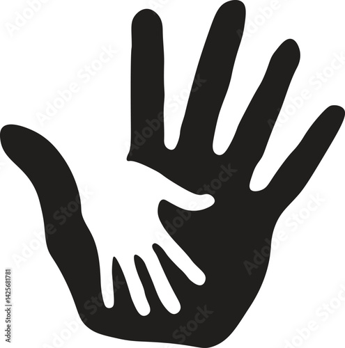 Protecting and Guiding Young Hands: A Symbol of Care