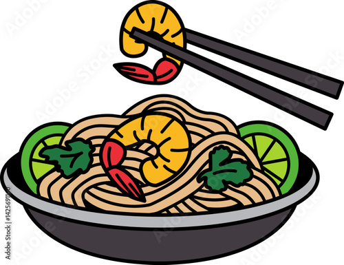 single icon of Pad Thai