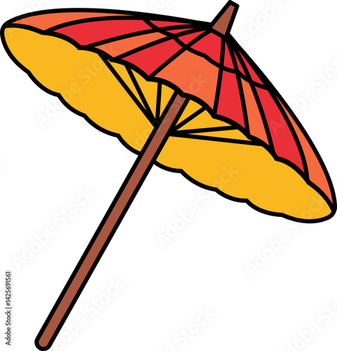 single icon of Borsang umbrella