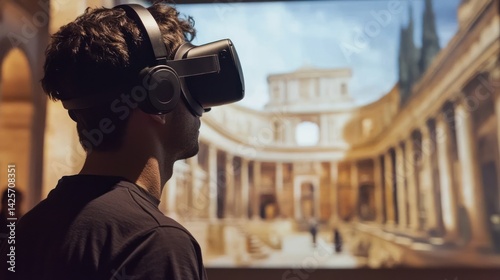 Virtual Reality Experience: Immersive Journey Through Ancient Roman Architecture