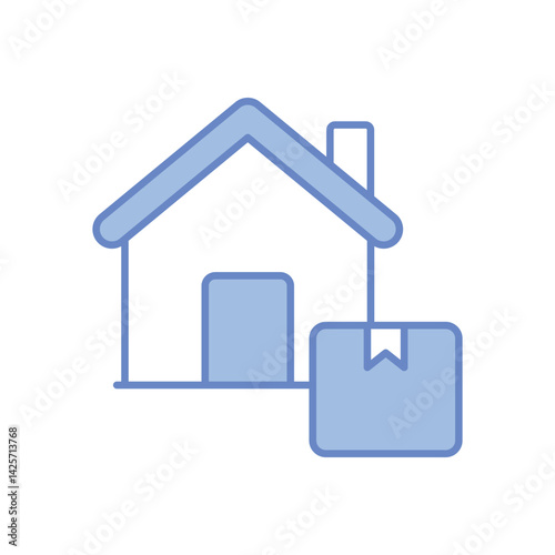 Home Delivery Vector icon
