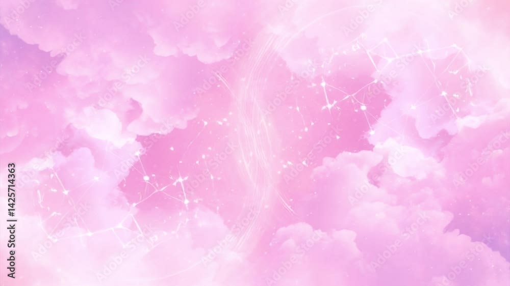 A symmetrical kaleidoscopic pattern in shades of purple and blue is displayed, creating an intricate visual effect