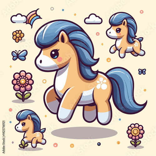 horse vector illustration 