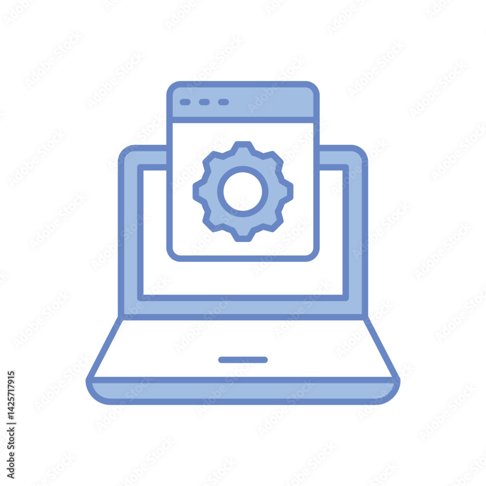 Online Services Vector icon Online Services Vector icon