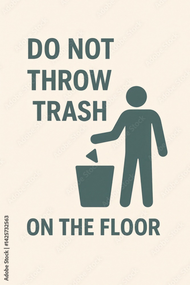 custom made wallpaper toronto digitalA clear public service announcement encourages individuals to dispose of trash properly in trash bins. Keeping public areas clean enhances community health and aesthetics