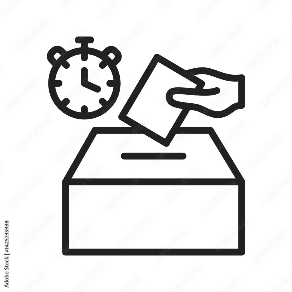 Clock icon vector image. Suitable for mobile apps, web apps and print media. Clock icon vector image. Suitable for mobile apps, web apps and print media.