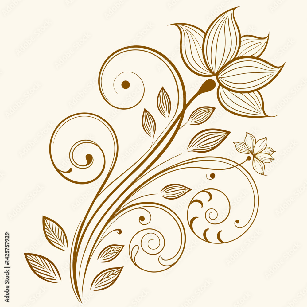 Seamless pattern with golden leaf Seamless pattern with golden leaf