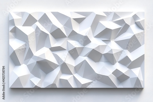 Dimensional Artistic 3D Panel Wall Design with Texture