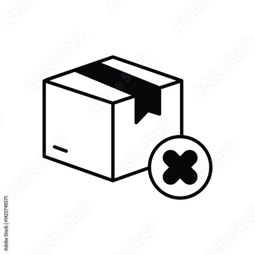 Out Of Stock Vector icon