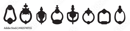 Door Knocker Vector.