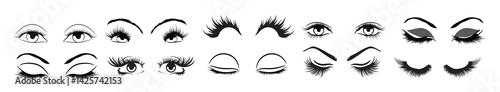 Female Eyes Set.