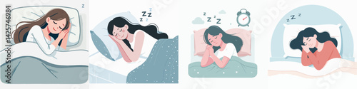 woman sleeping soundly