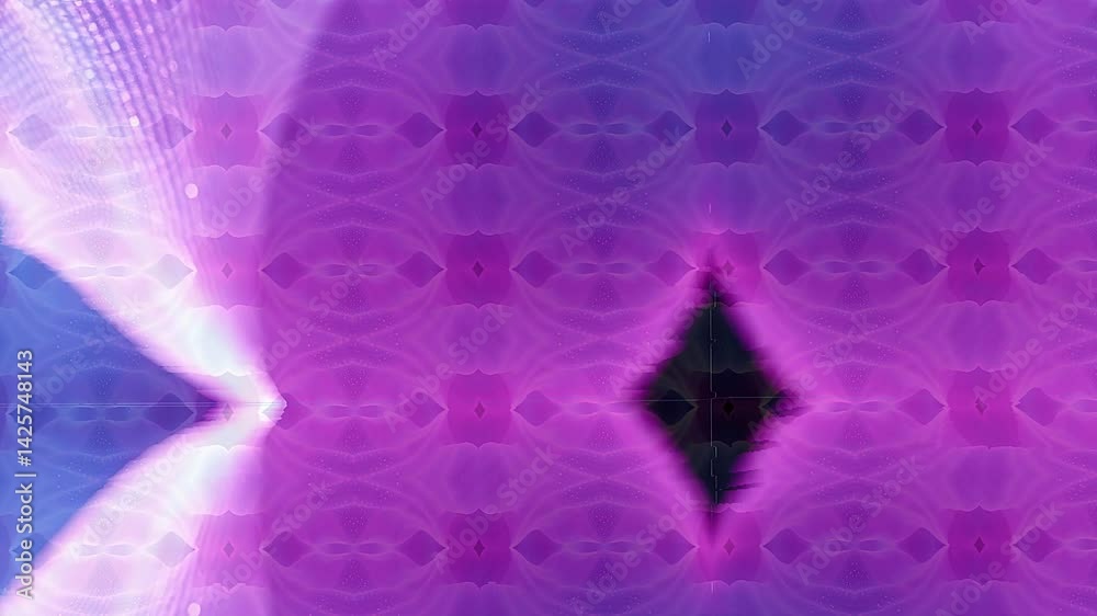 Vibrant purple water surface with ripples reflecting light, creating a serene and calming atmosphere