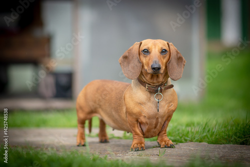 Cuadro en lienzo dachshund dog portrait