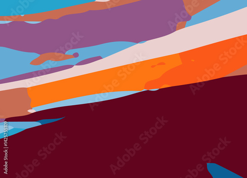 Colorful Abstract wavy Background with lines. Vibrant and Playful Colorful Abstract Cartoon-Themed Multi color Background for Creative and Joyful Artistic Expression. Colorful cartoon theme Background