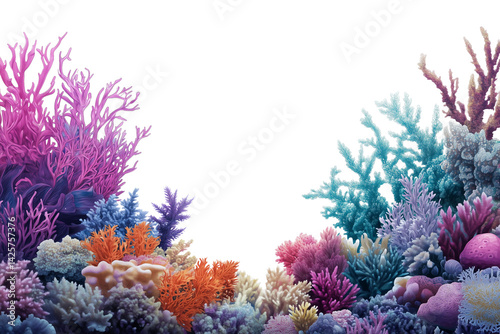 tropical coral reef in aquarium