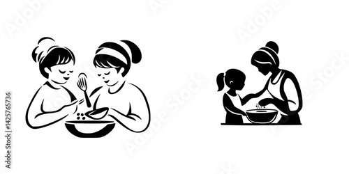 Two people enjoying cooking together while preparing a meal in a cozy kitchen environment