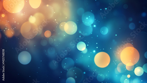 Blurred  bokeh on abstract  background