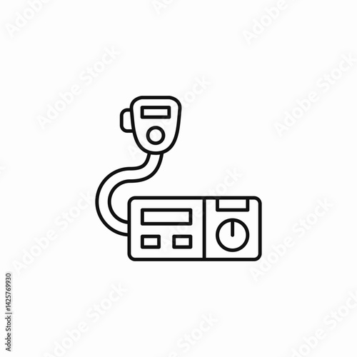 cb radio microphone icon sign vector