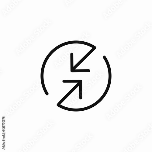 circular vertical icon sign vector