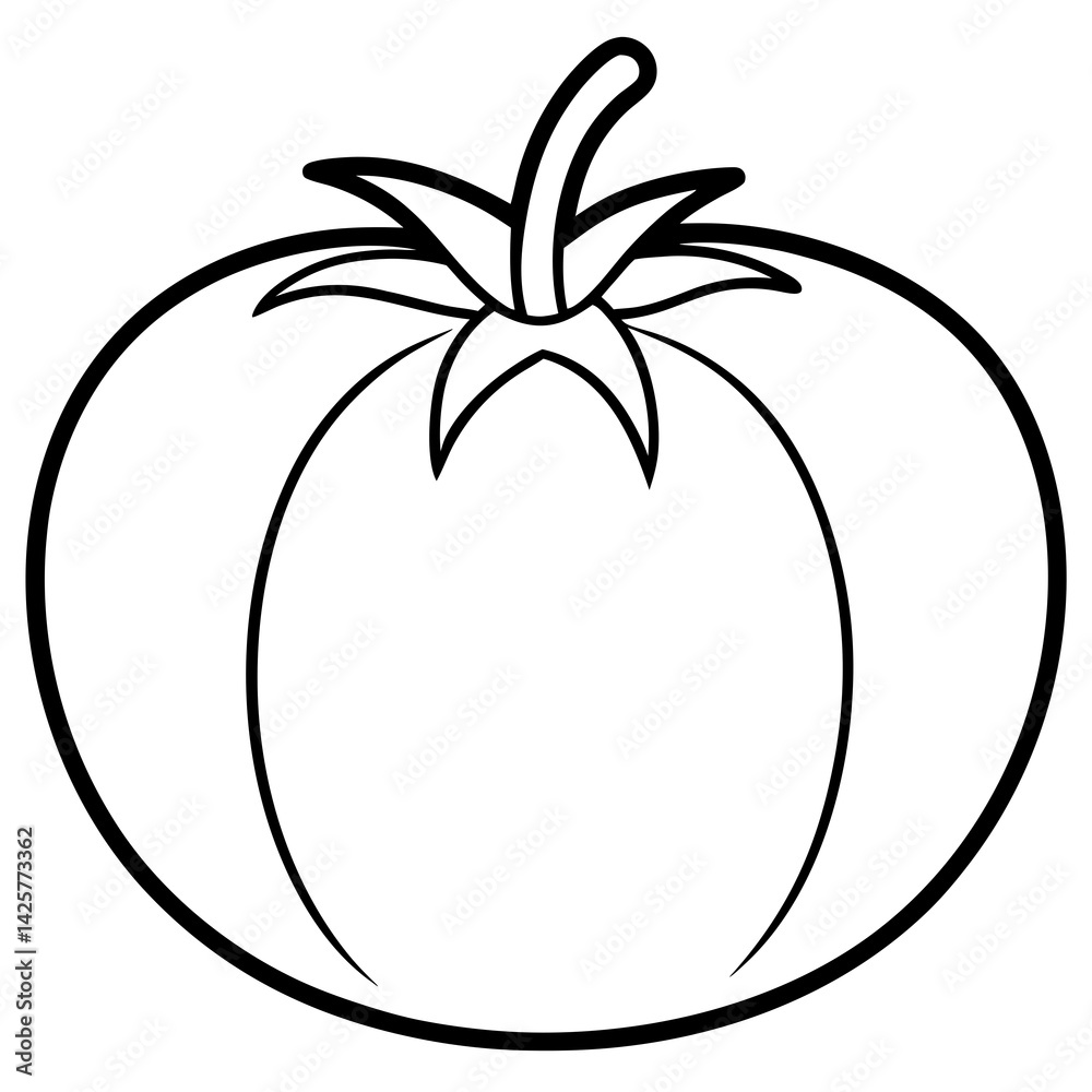 Downloadable tomato vector perfect for design, branding, packaging, and illustration projects. Downloadable tomato vector perfect for design, branding, packaging, and illustration projects.